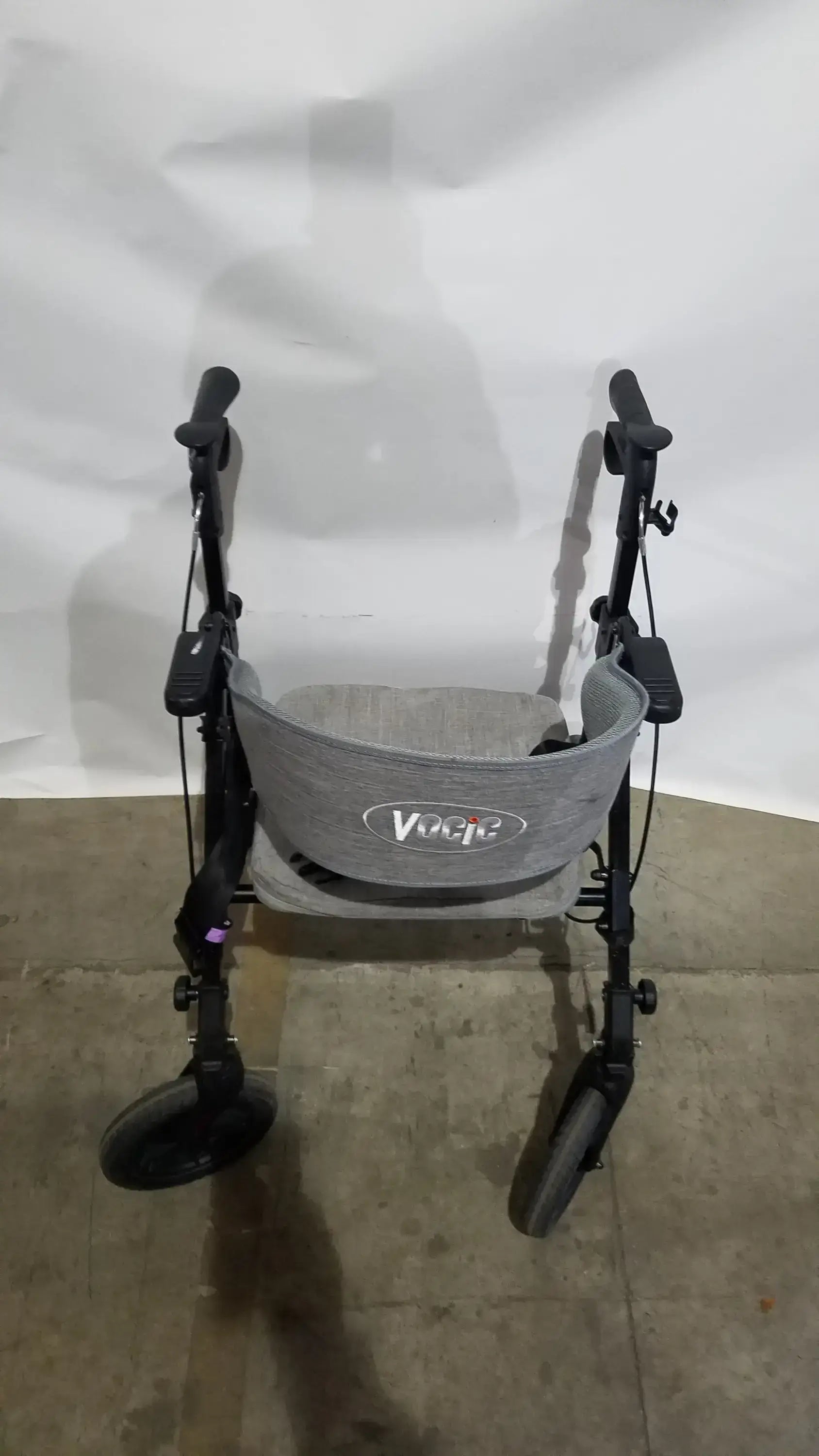 Reuse Medical Equipment ELENKER 2-in-1 Folding Rollator Walker & Transport Chair - SILVER Mobility Seat Walkers, second-hand product photo 2