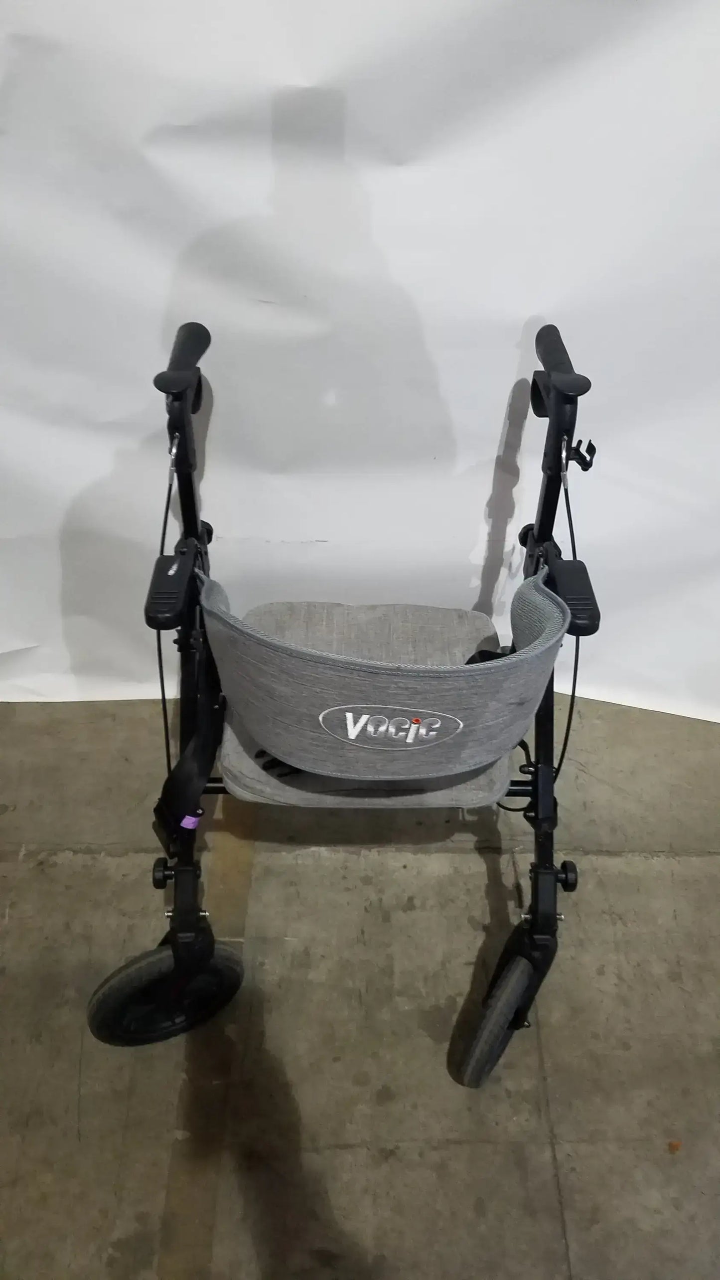 Reuse Medical Equipment ELENKER 2-in-1 Folding Rollator Walker & Transport Chair - SILVER Mobility Seat Walkers, second-hand product photo 2