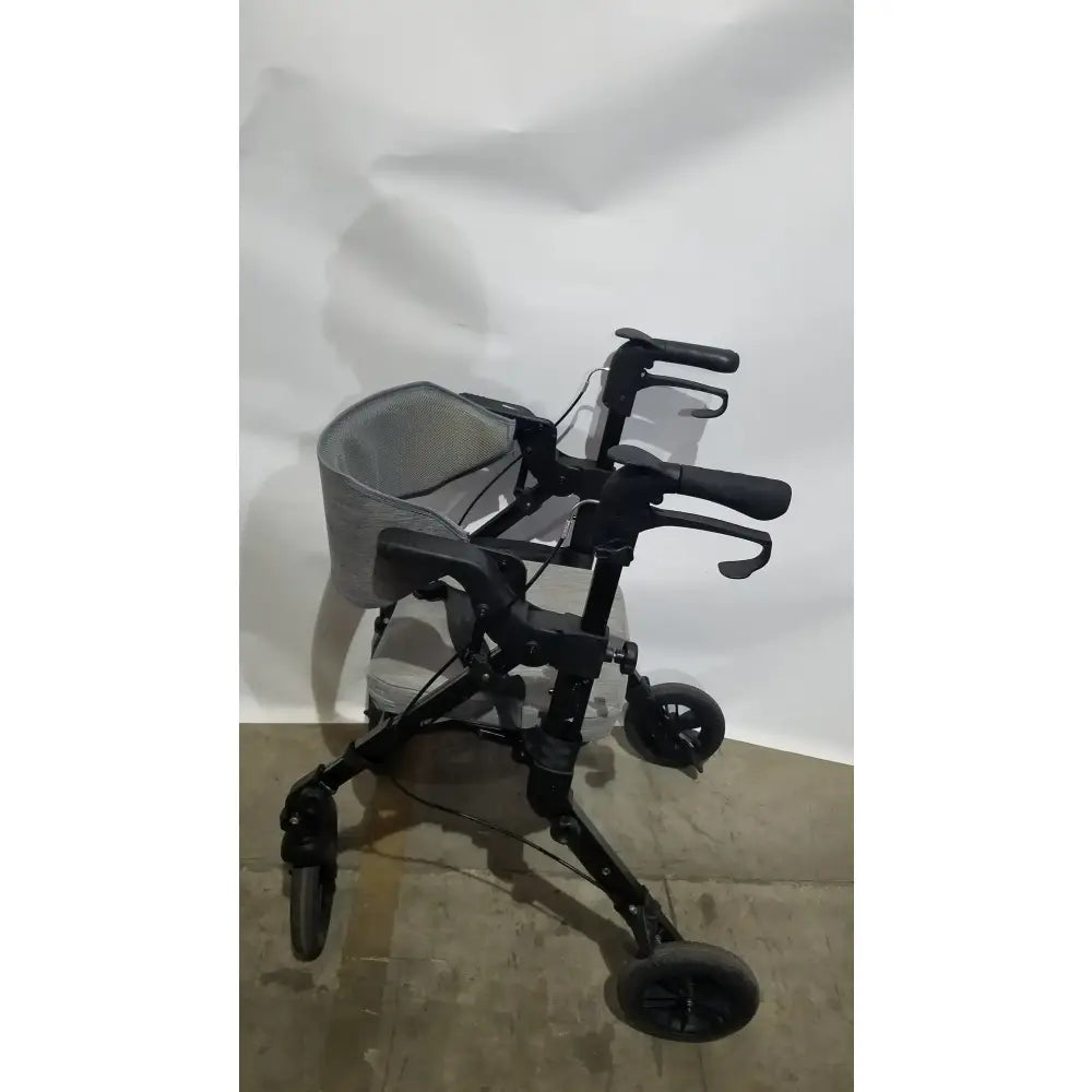 Reuse Medical Equipment ELENKER 2-in-1 Folding Rollator Walker & Transport Chair - SILVER Mobility Seat Walkers, second-hand product photo 4