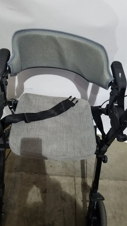 Reuse Medical Equipment ELENKER 2-in-1 Folding Rollator Walker & Transport Chair - SILVER Mobility Seat Walkers, second-hand product photo 7