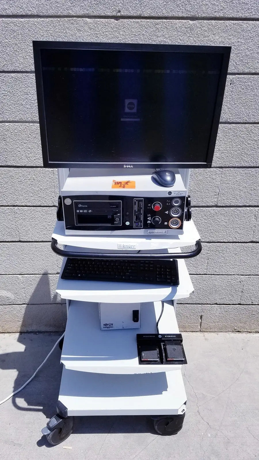 Reuse Medical Ellex Eyecubed Ultrasound Biomicroscopy System With Stand Extras, AS-IS Ultrasound Machines, as-is (for parts) product photo 1