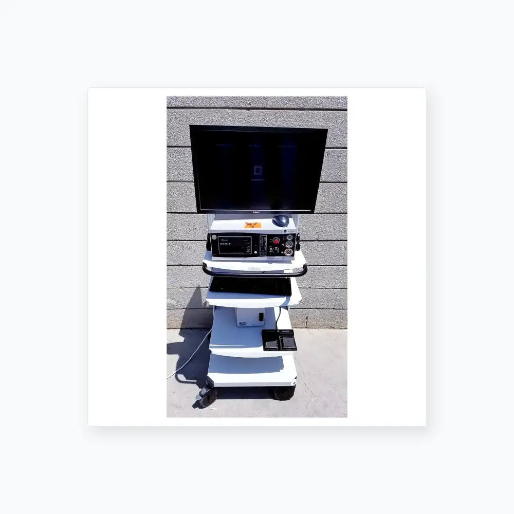 Reuse Medical Ellex Eyecubed Ultrasound Biomicroscopy System With Stand Extras, AS-IS Ultrasound Machines, as-is (for parts) product photo 1