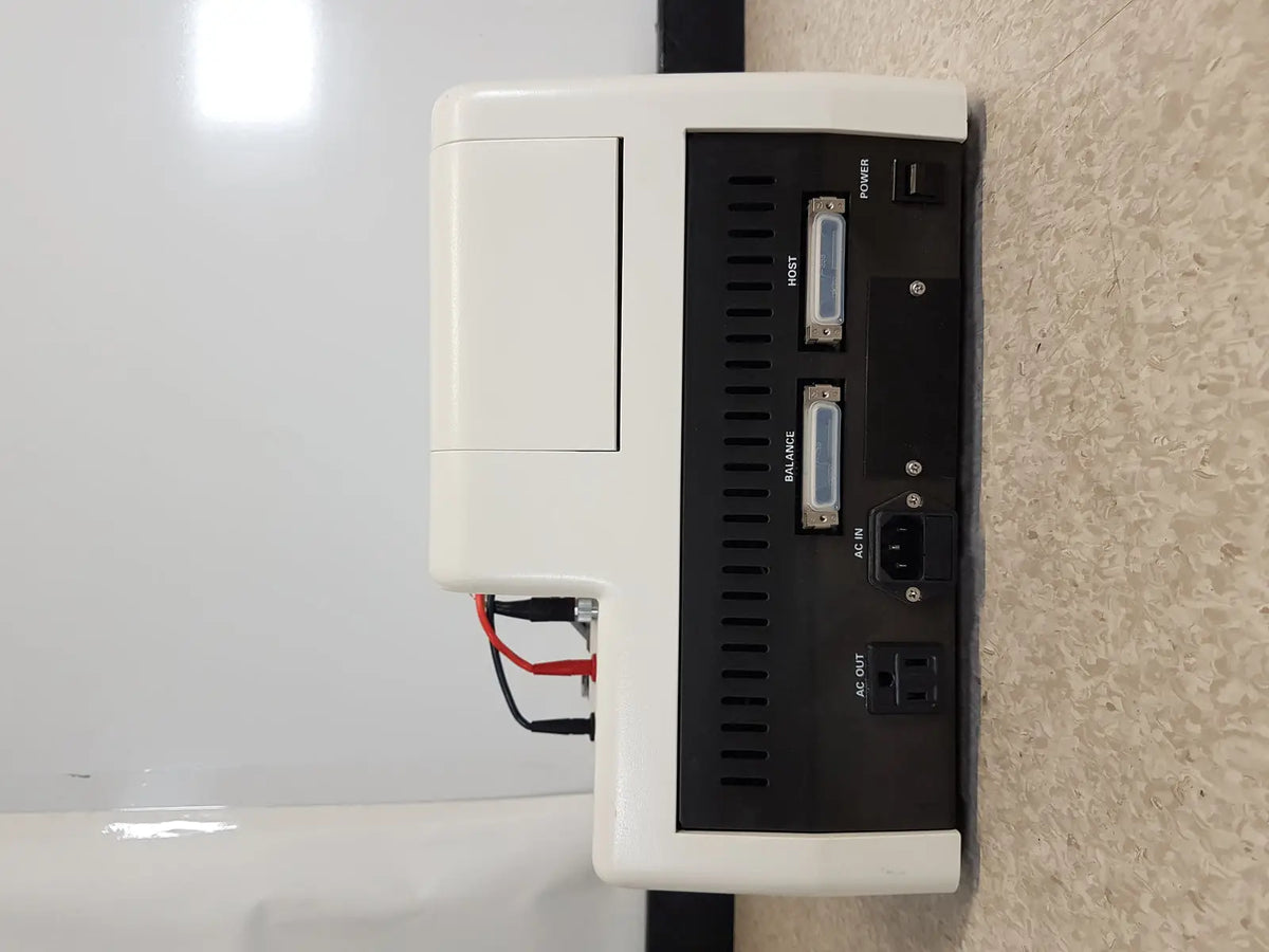 White science hiranuma aquastar c3000 coulometric titrator back side with black panel and labeled power ports