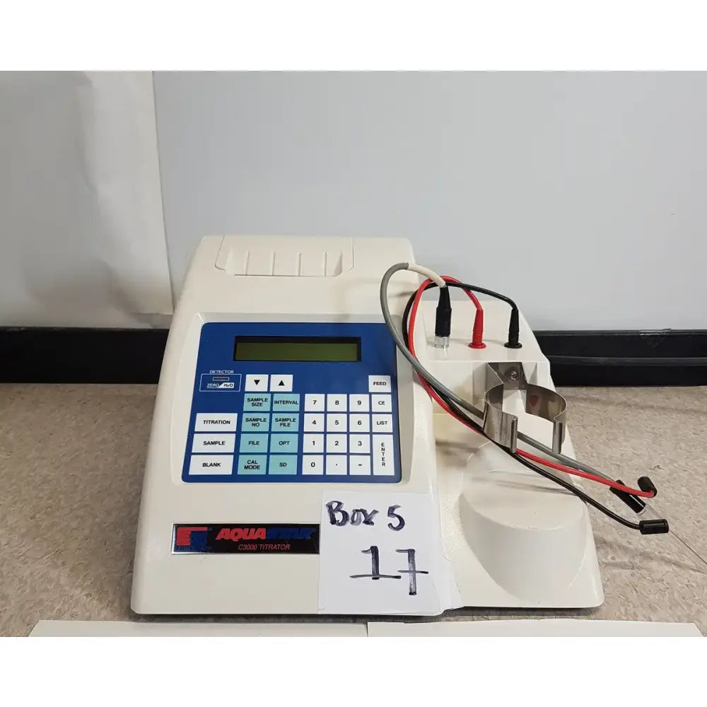 Reuse Medical EM Science/Hiranuma Aquastar C3000 Coulometric Titrator AQ-7 Titrators, second-hand product photo 1