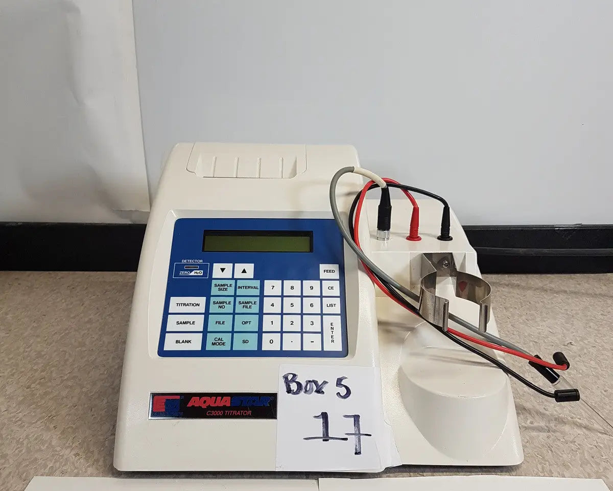 Reuse Medical EM Science/Hiranuma Aquastar C3000 Coulometric Titrator AQ-7 Titrators, second-hand product photo 1