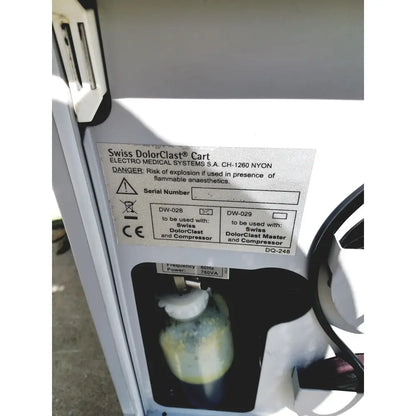 EMS Swiss DolorClast SA CH-1260 Nyon Extracorporeal Shockwave Therapy - Extracorporeal shockwave therapy system