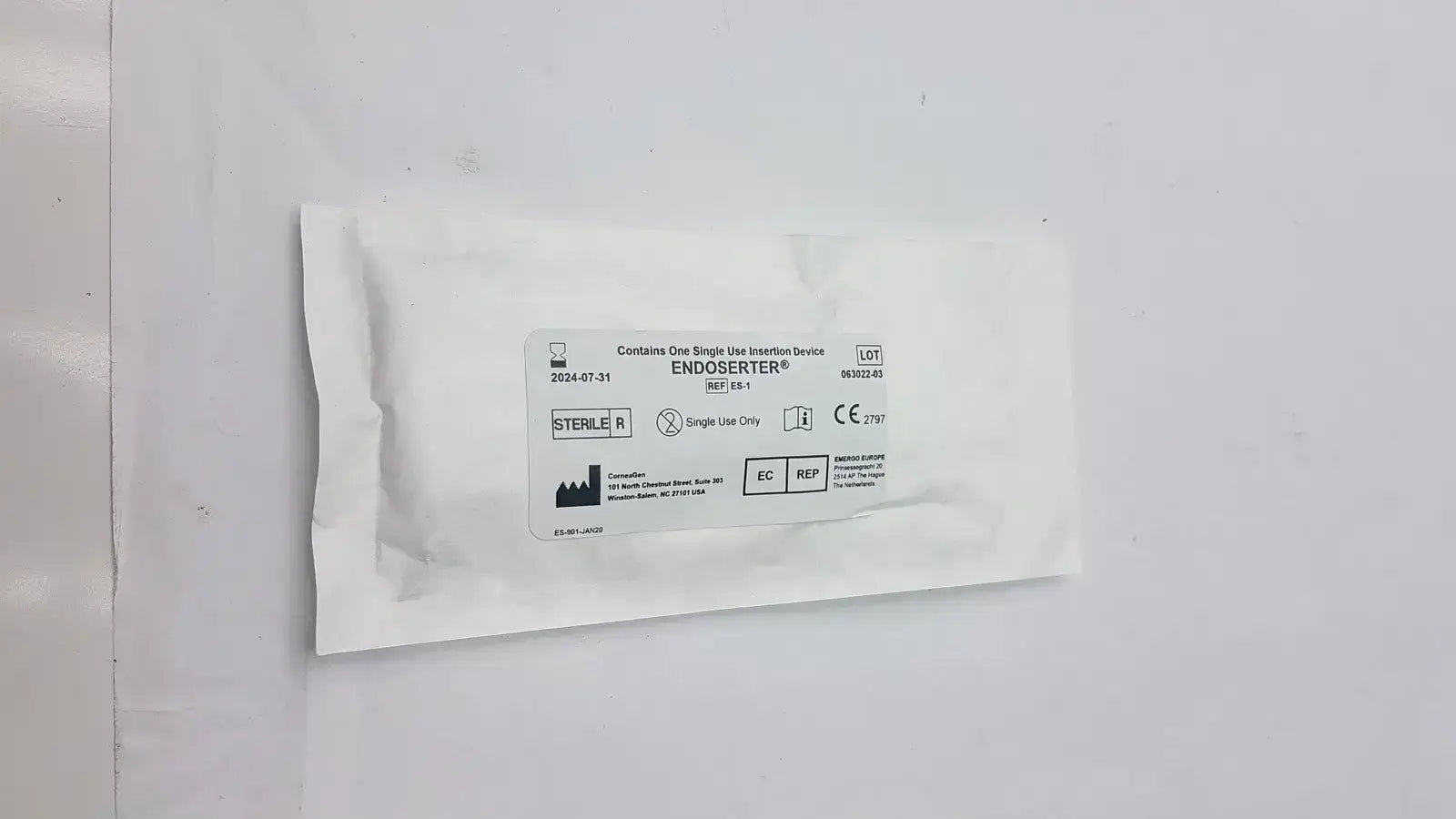 Unknown Endoserrter Steriile R ES-1 Single Use Insertiion Device Single-Use Insertion Device, new product photo 5
