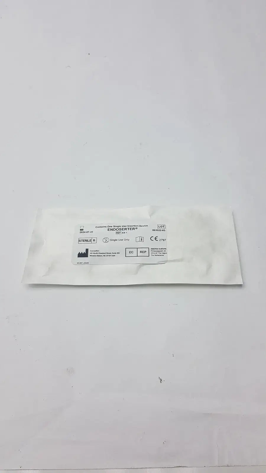 Unknown Endoserrter Steriile R ES-1 Single Use Insertiion Device Single-Use Insertion Device, new product photo 6