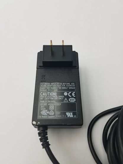 Zevex Enteralite Infinity Zevex AC-DC Adapter Charger 5V, 2.4A - FW7555M Power Adapter, second-hand product photo 10