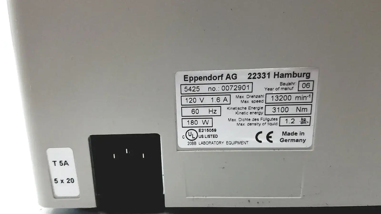 Eppendorf 5415D Centrifuge Centrifuge, second-hand product photo 5