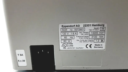 Eppendorf 5415D Centrifuge Centrifuge, second-hand product photo 5