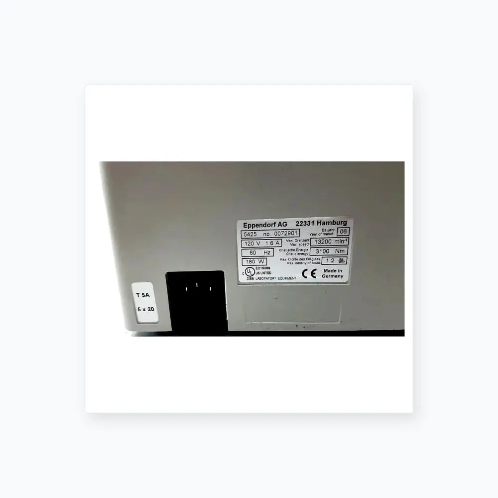 Eppendorf 5415D Centrifuge Centrifuge, second-hand product photo 5
