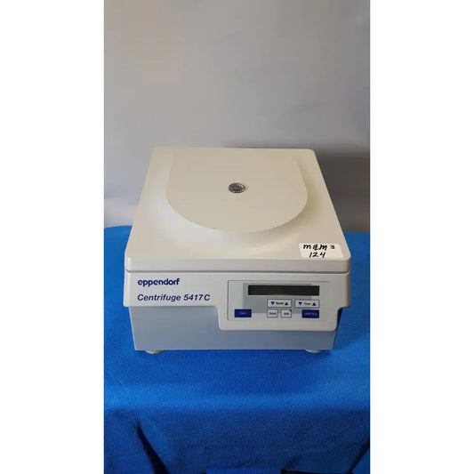 Reuse Medical Eppendorf 5417 High-Speed Digital Laboratory Centrifuge with Brinkmann Labeling Centrifuges, second-hand product photo 1