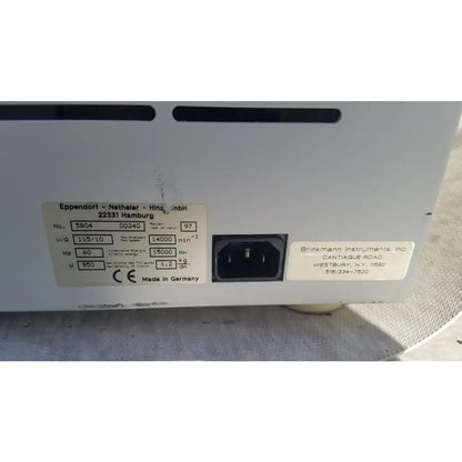 Eppendorf 5804 Refrigerated Benchtop Centrifuge Refrigerated Benchtop Centrifuge, second-hand product photo 10