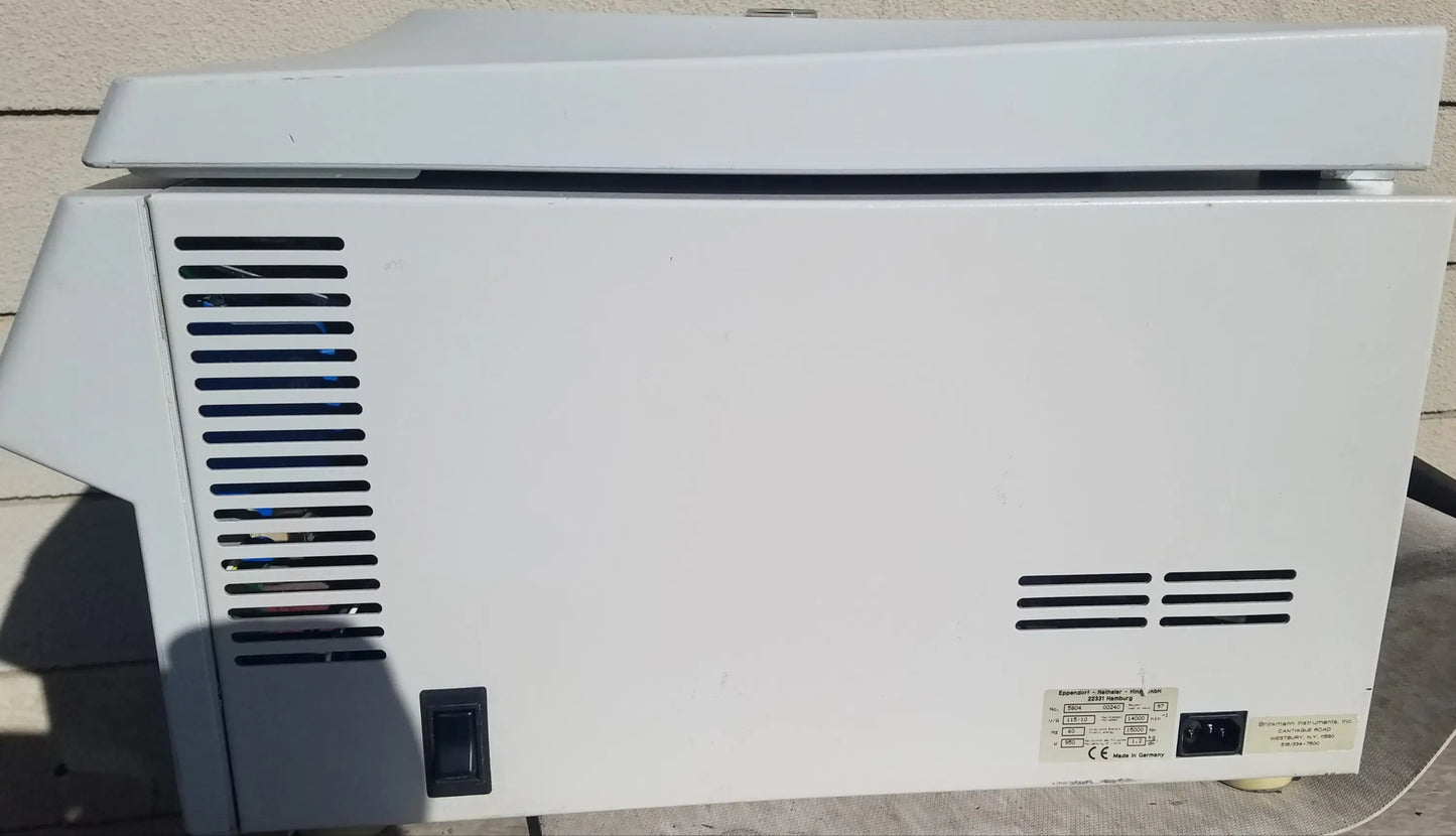 Eppendorf 5804 Refrigerated Benchtop Centrifuge Refrigerated Benchtop Centrifuge, second-hand product photo 8