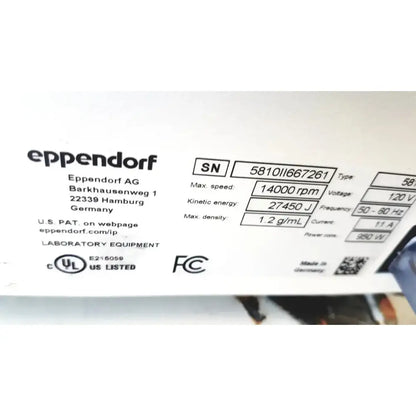 Eppendorf Centrifuge 5810 Centrifuge, second-hand product photo 13
