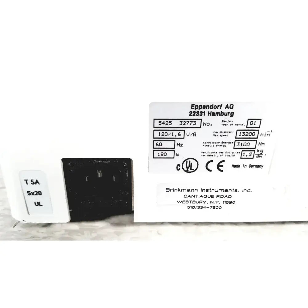 Eppendorf CentriIfuge 5415 D Laboratory Centrifuge, as-is (for parts) product photo 5