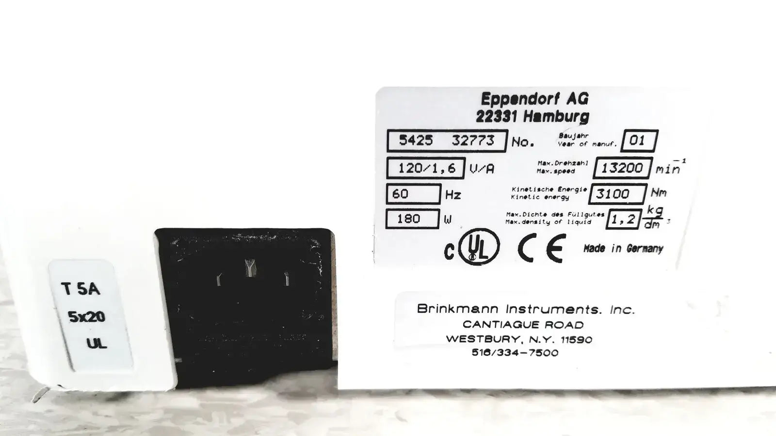 Eppendorf CentriIfuge 5415 D Laboratory Centrifuge, as-is (for parts) product photo 5
