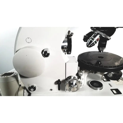 White and black scientific microscope with metallic components for eppendorf centriifuge 5415 r reuse medical applications