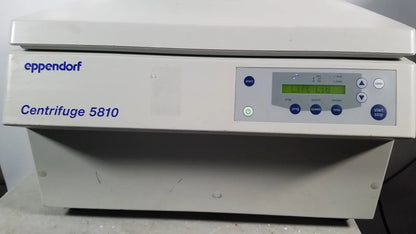 White eppendorf centriifuge model 5810 with digital display and control panel for efficient reuse medical applications