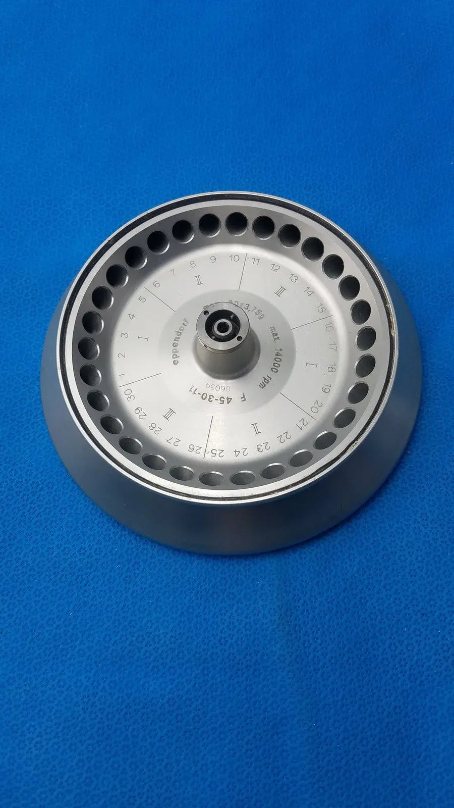 Eppendorf Max 30x3,75g, Max 14000 rpm F 45-30-11 Spot Rotor Centrifuge Rotor, second-hand product photo 8