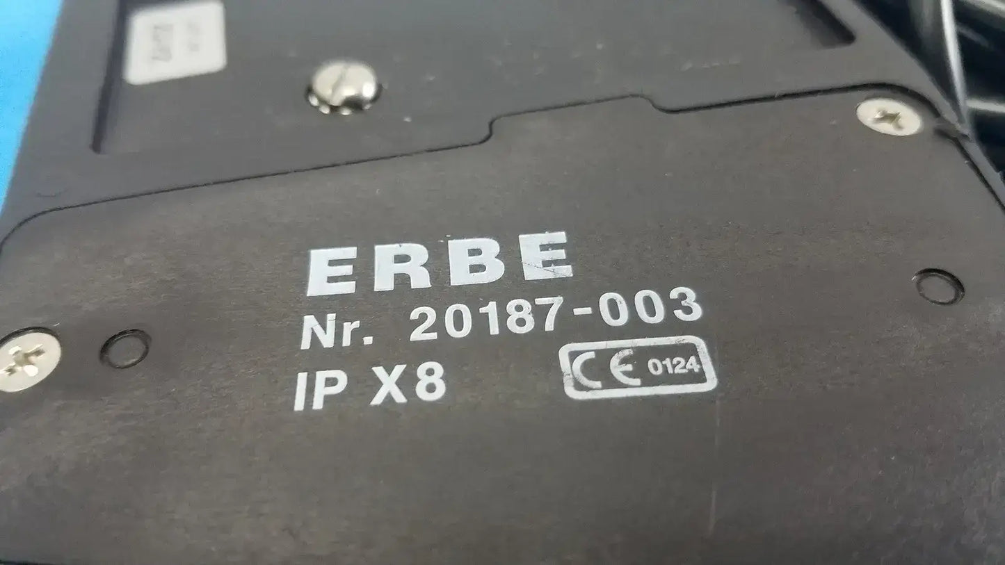 ERBE 20187-003 Electrosurgical Dual Footswitch Yellow Blue IPX8 VIO ICC Pedal Electrosurgical Footswitch, second-hand product photo 13
