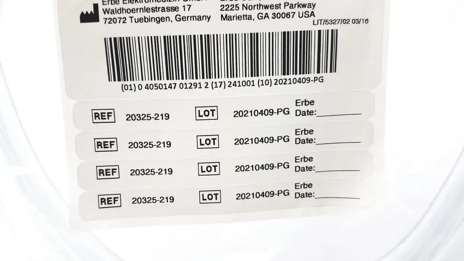 ERBEFLO CleverCap CO2 Olympus Connector Tube 20325-219 Endoscopy CO2 Connector Tube, second-hand product photo 9