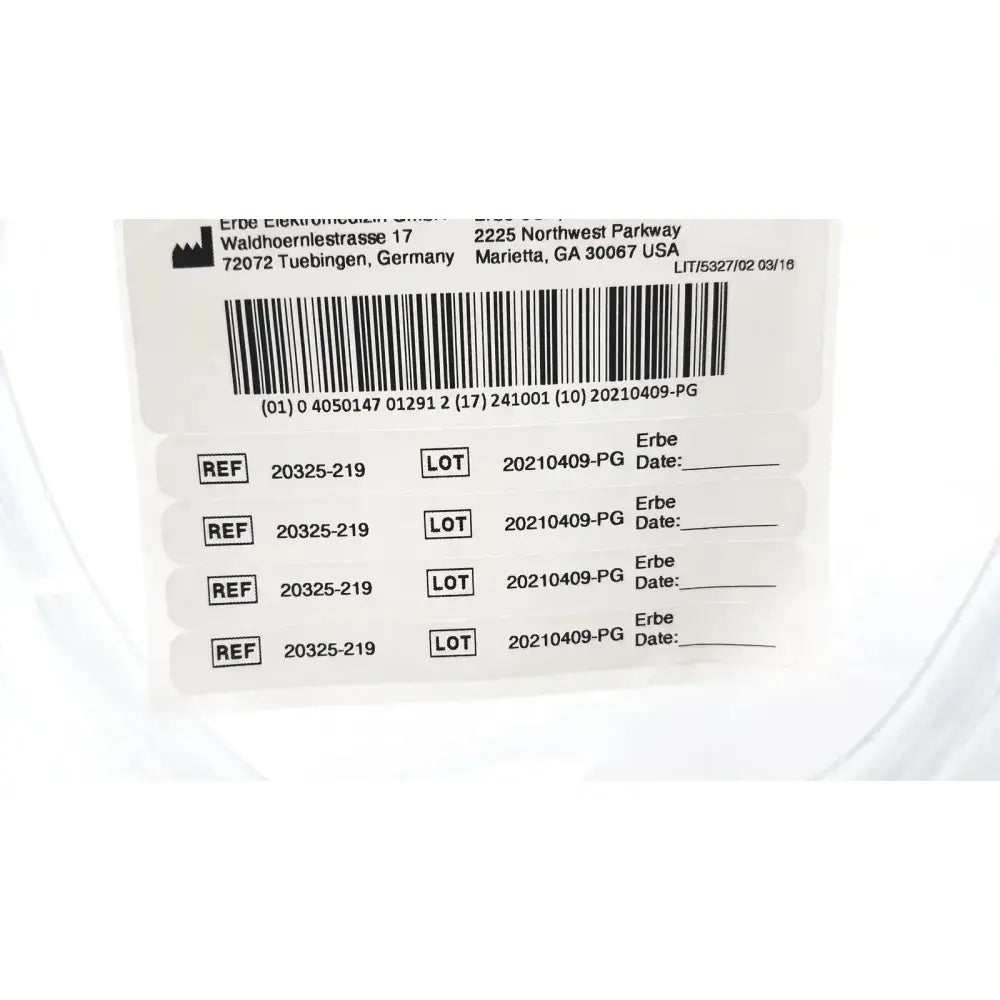 ERBEFLO CleverCap CO2 Olympus Connector Tube 20325-219 Endoscopy CO2 Connector Tube, second-hand product photo 9