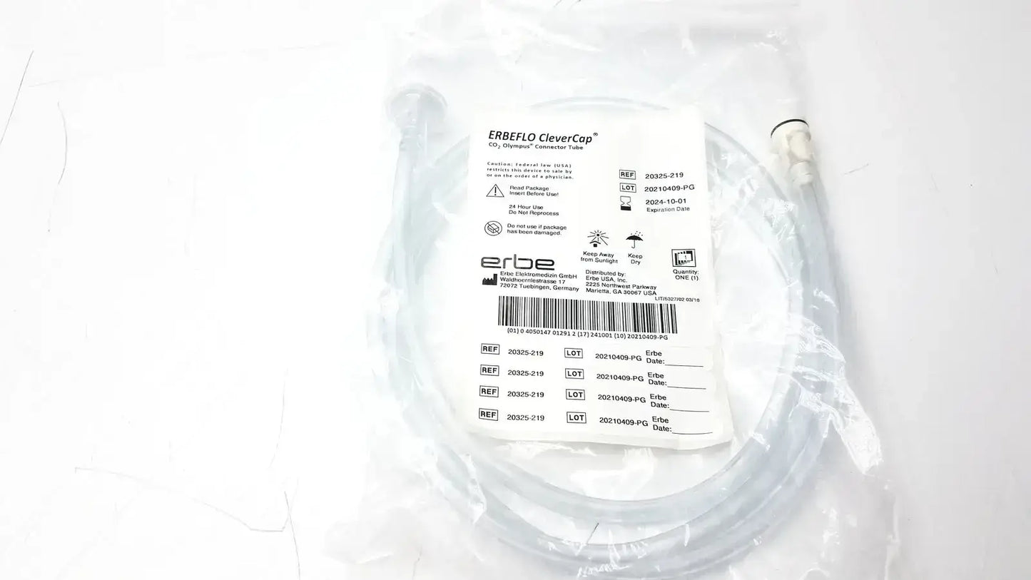 ERBEFLO CleverCap CO2 Olympus Connector Tube 20325-219 Endoscopy CO2 Connector Tube, second-hand product photo 1