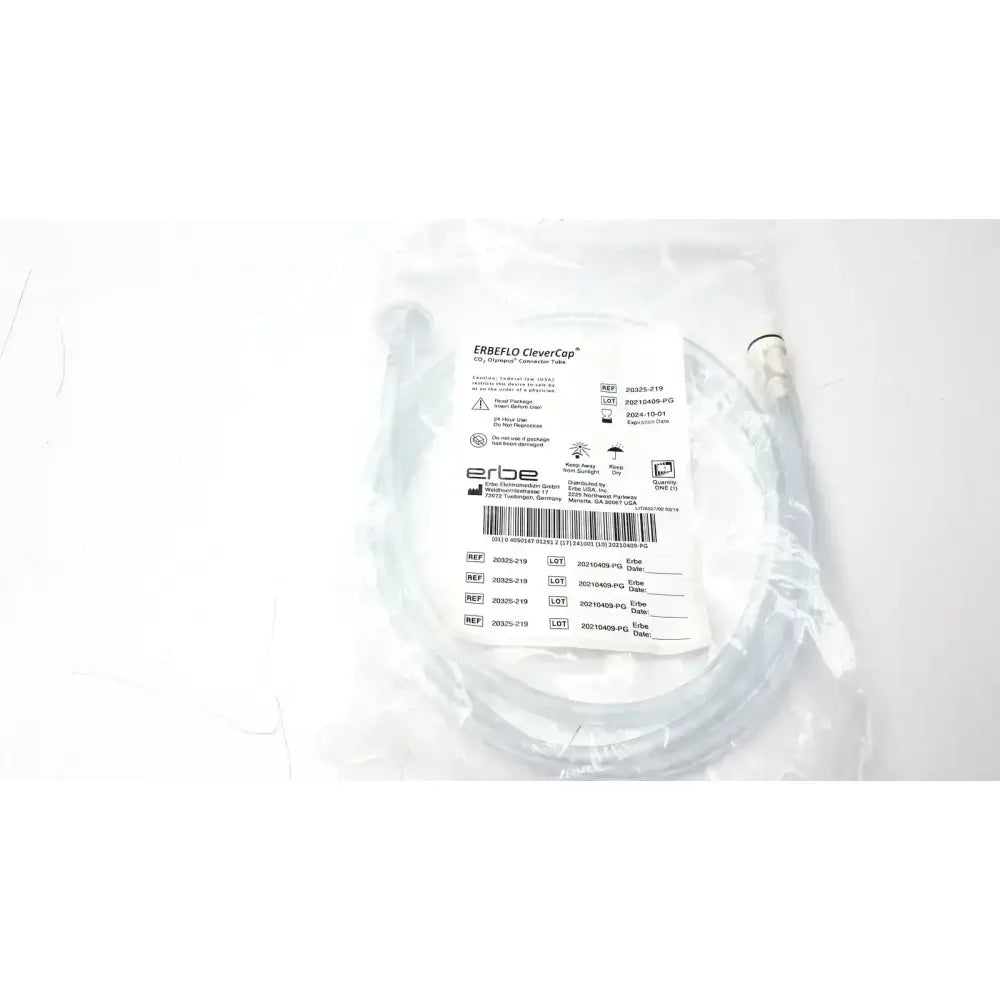 ERBEFLO CleverCap CO2 Olympus Connector Tube 20325-219 Endoscopy CO2 Connector Tube, second-hand product photo 1