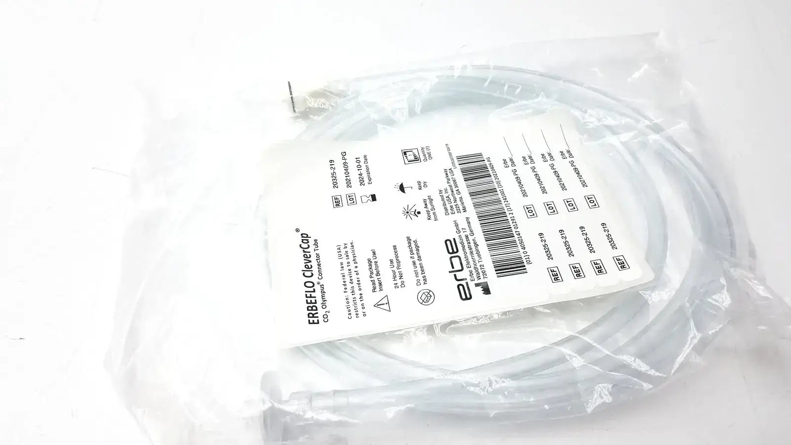 ERBEFLO CleverCap CO2 Olympus Connector Tube 20325-219 Endoscopy CO2 Connector Tube, second-hand product photo 4