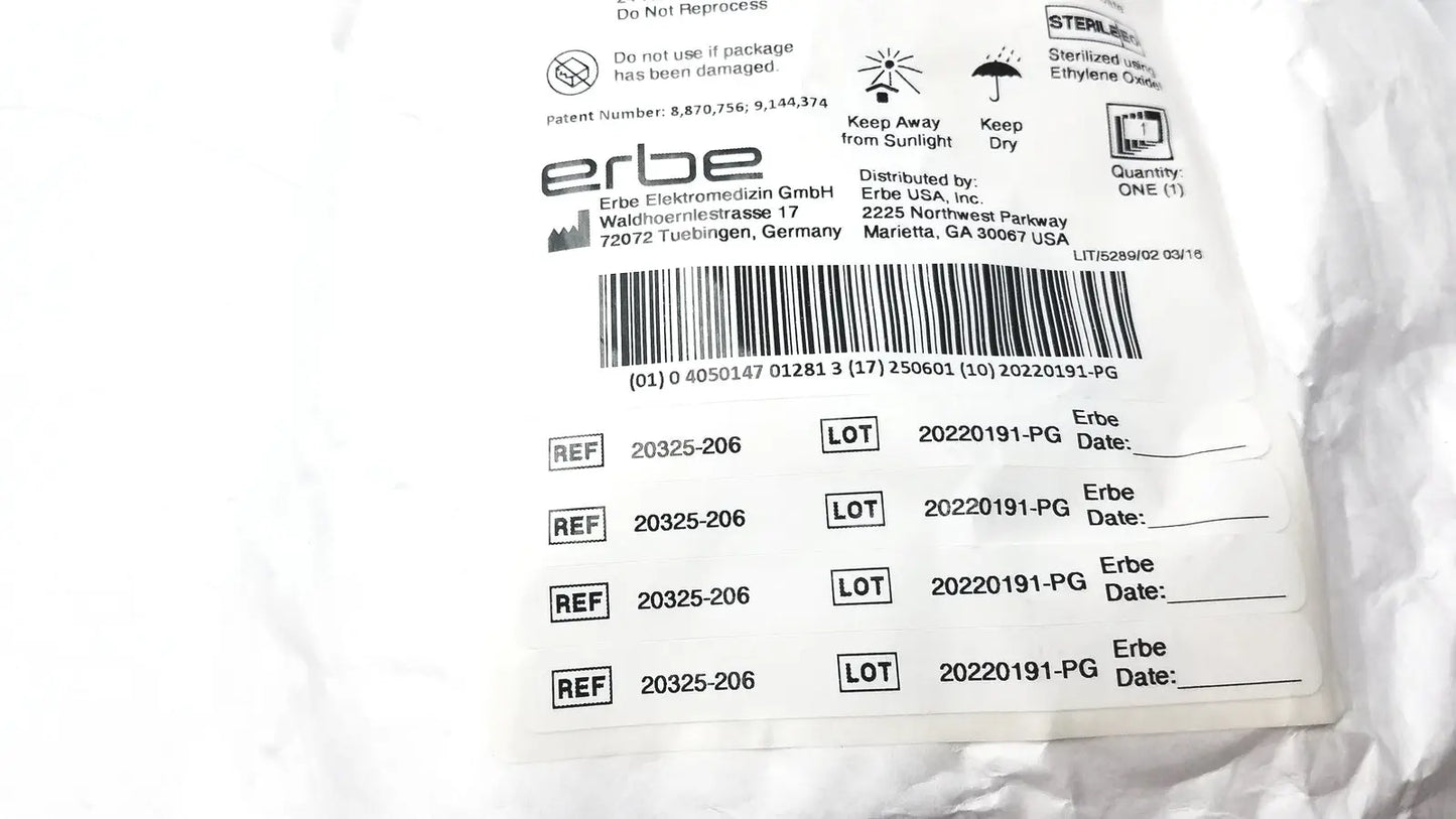 ERBEFLO CleverCap Hybrid CO2 Tubing/Cap Set 20325-206 Insufflation CO2 Tubing/Cap Set, second-hand product photo 11
