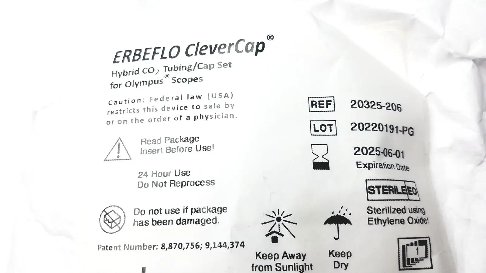 ERBEFLO CleverCap Hybrid CO2 Tubing/Cap Set 20325-206 Insufflation CO2 Tubing/Cap Set, second-hand product photo 10