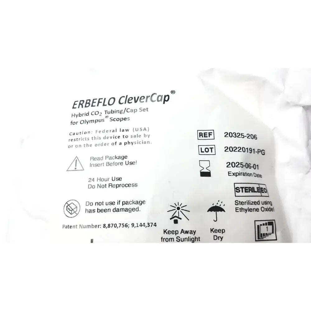 ERBEFLO CleverCap Hybrid CO2 Tubing/Cap Set 20325-206 Insufflation CO2 Tubing/Cap Set, second-hand product photo 10