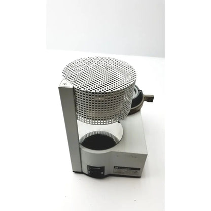 Erkodent Erkoform-RVE dental lab thermoforming system with silver perforated metal chamber and gray base with black control panel