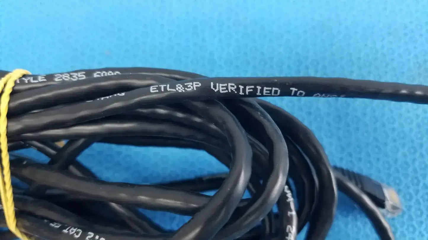 Generic Ethernet ETL83P UTP Black Patch Cable Ethernet Patch Cable, second-hand product photo 3