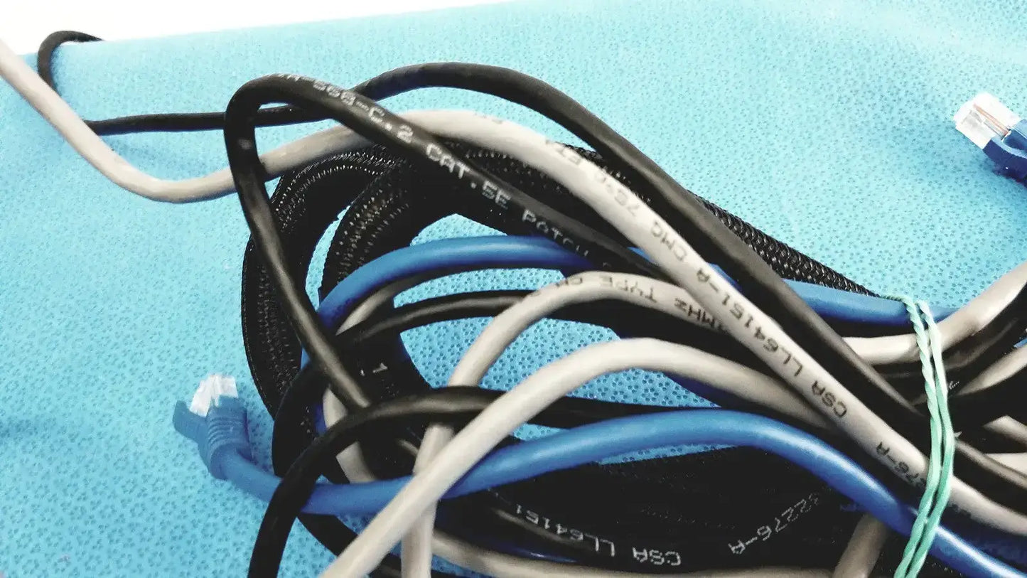 Generic Ethernet Various Color CSA LL64151-A Cables Lot of 3 Ethernet Cable, second-hand product photo 2