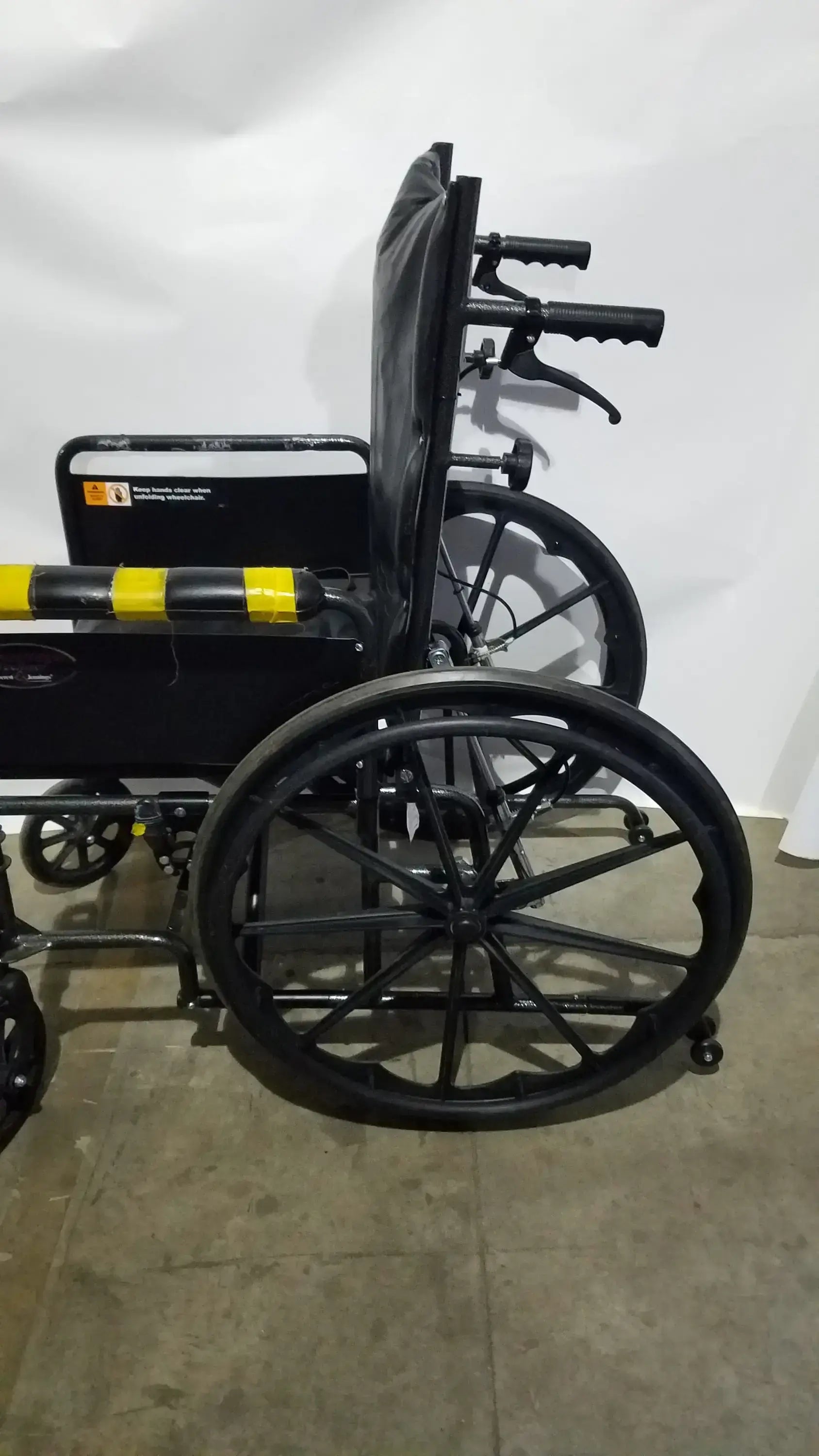 Reuse Medical Equipment Everest & Jennings Advantage Recliner Folding Manual Wheelchair Wheelchairs, second-hand product photo 8