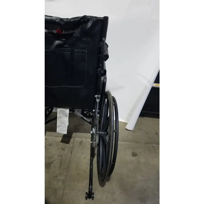 Reuse Medical Equipment Everest & Jennings Advantage Recliner Folding Manual Wheelchair Wheelchairs, second-hand product photo 3