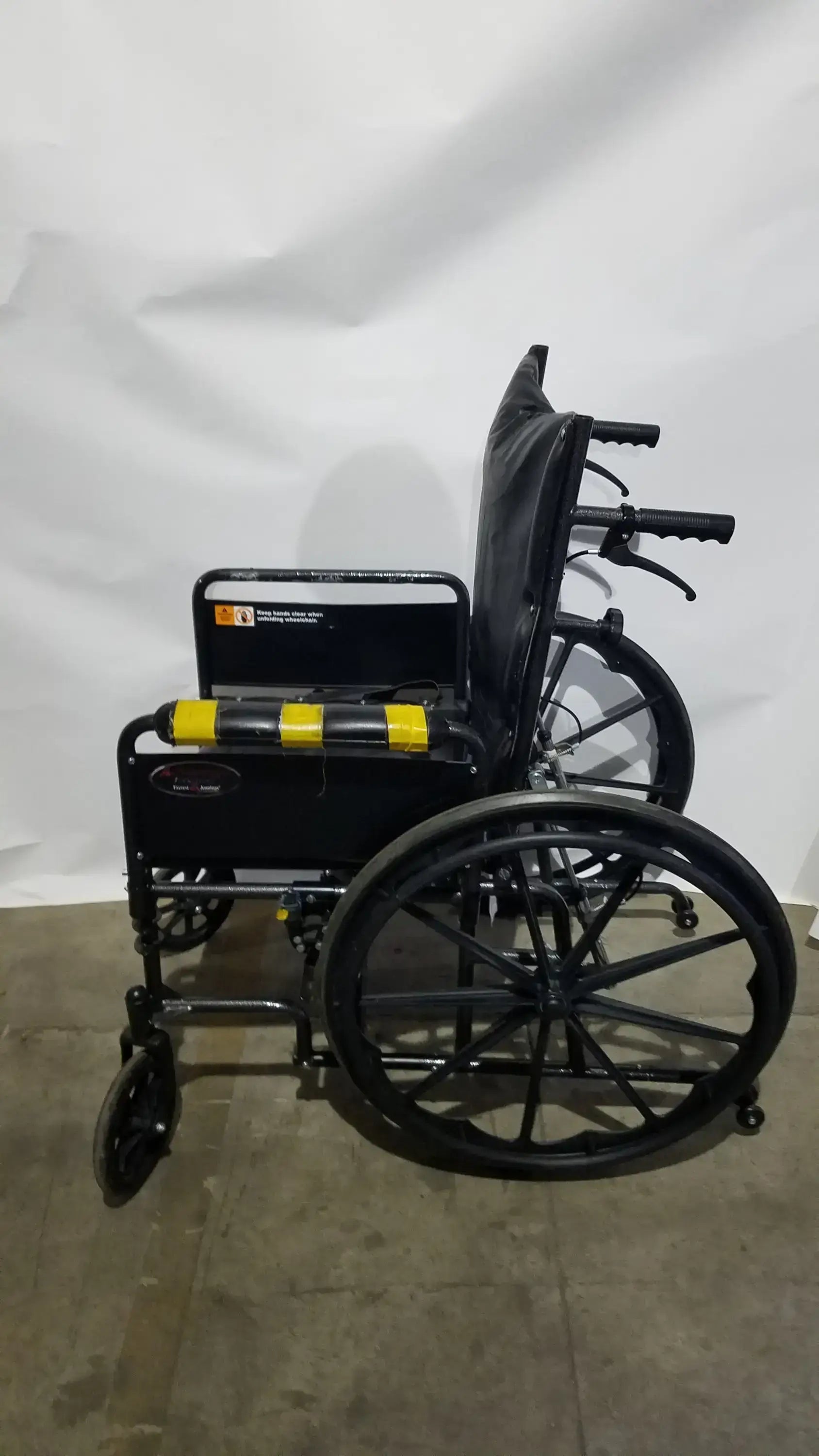 Reuse Medical Equipment Everest & Jennings Advantage Recliner Folding Manual Wheelchair Wheelchairs, second-hand product photo 12