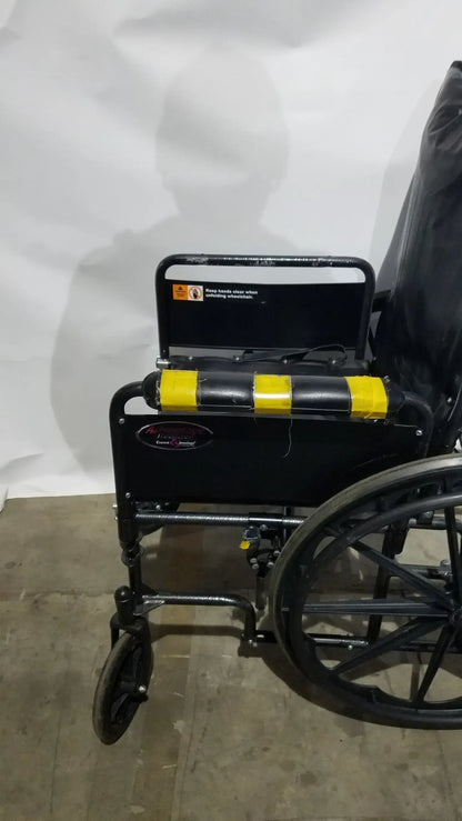 Reuse Medical Equipment Everest & Jennings Advantage Recliner Folding Manual Wheelchair Wheelchairs, second-hand product photo 9