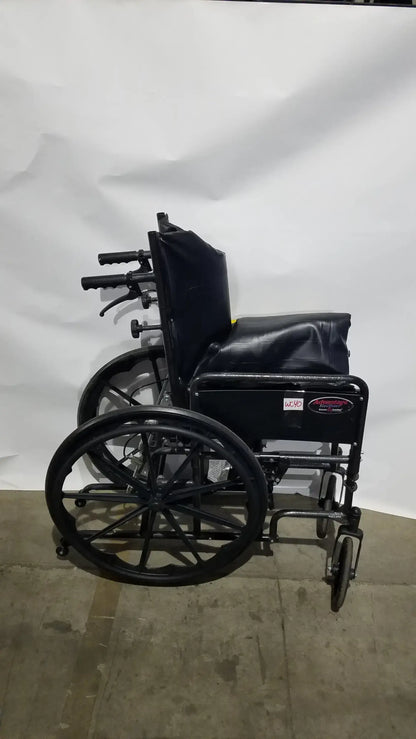 Reuse Medical Equipment Everest & Jennings Advantage Recliner Folding Manual Wheelchair Wheelchairs, second-hand product photo 26