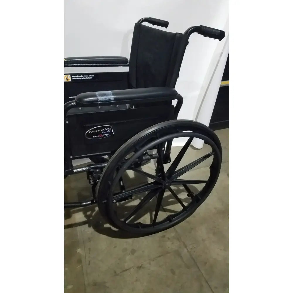 Reuse Medical Equipment Everest & Jennings Traveler L4 Wheelchair Ultralight Adjustable Height Adult Use Wheelchairs, second-hand product photo 17