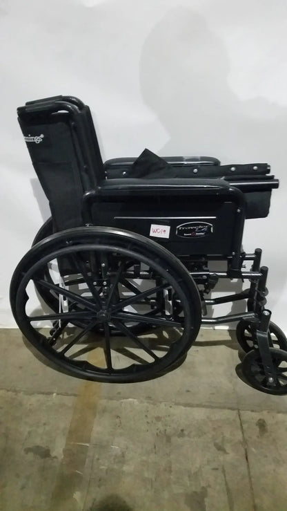 Reuse Medical Equipment Everest & Jennings Traveler L4 Wheelchair Ultralight Adjustable Height Adult Use Wheelchairs, second-hand product photo 2