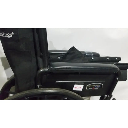 Reuse Medical Equipment Everest & Jennings Traveler L4 Wheelchair Ultralight Adjustable Height Adult Use Wheelchairs, second-hand product photo 6