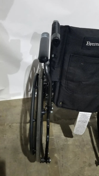 Reuse Medical Equipment Everest & Jennings Traveler L4 Wheelchair Ultralight Adjustable Height Adult Use Wheelchairs, second-hand product photo 19