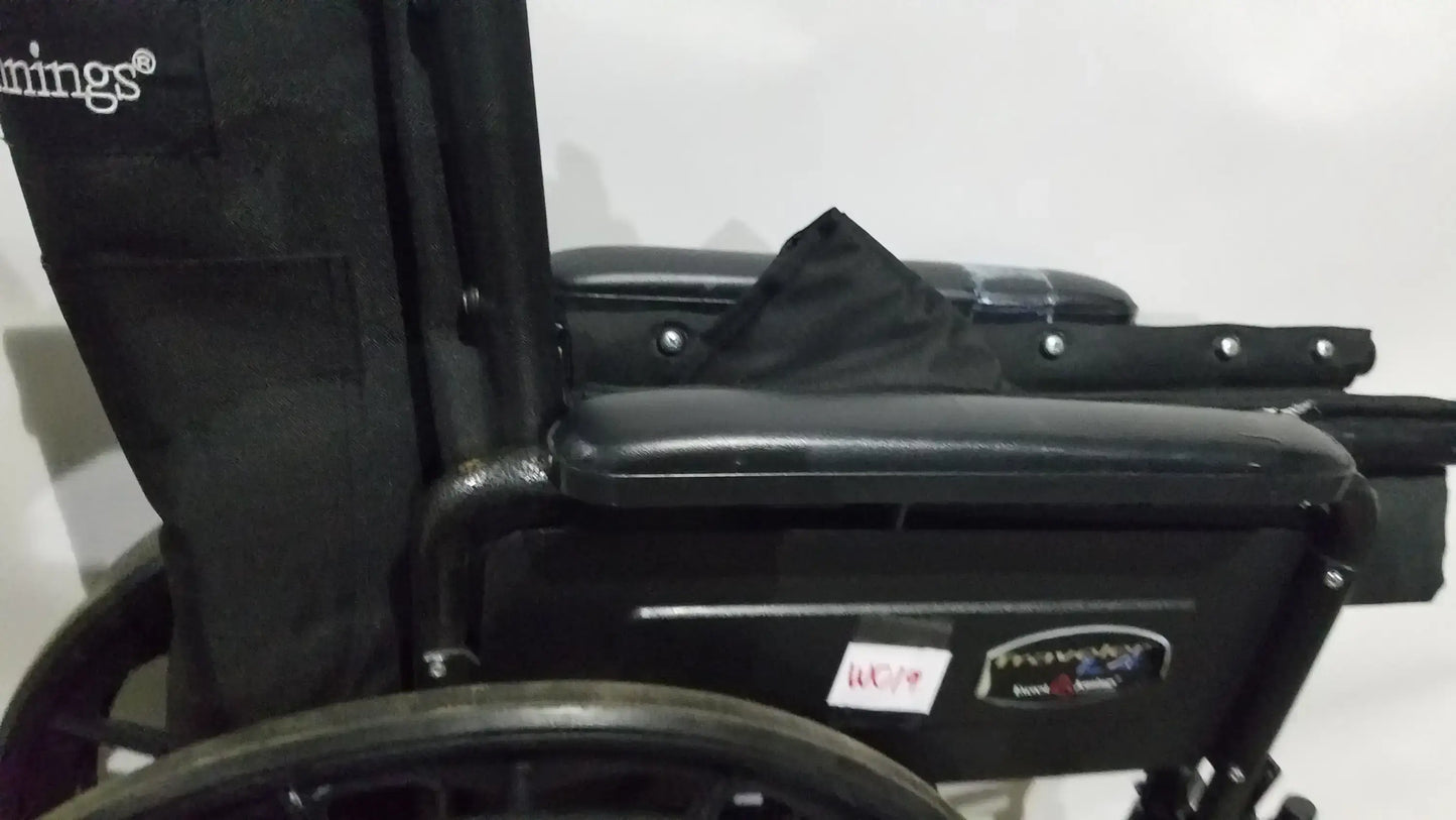 Reuse Medical Equipment Everest & Jennings Traveler L4 Wheelchair Ultralight Adjustable Height Adult Use Wheelchairs, second-hand product photo 6