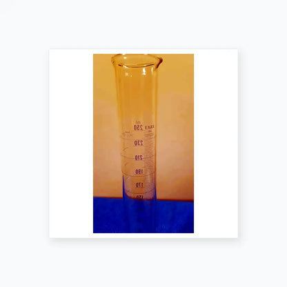 Exax 250 mL Glass Graduated Cylinder – Single Metric Scale Laboratory Glassware Graduated Cylinder, second-hand product photo 3