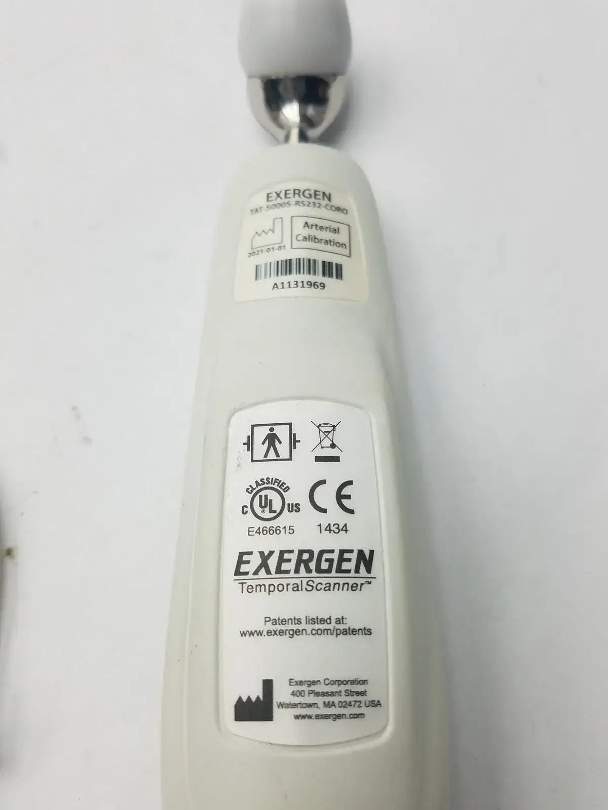 Exergen TAT-5000S Temporal Artery Scanner Thermometer With Dual Lock Temporal Artery Thermometer, second-hand product photo 9
