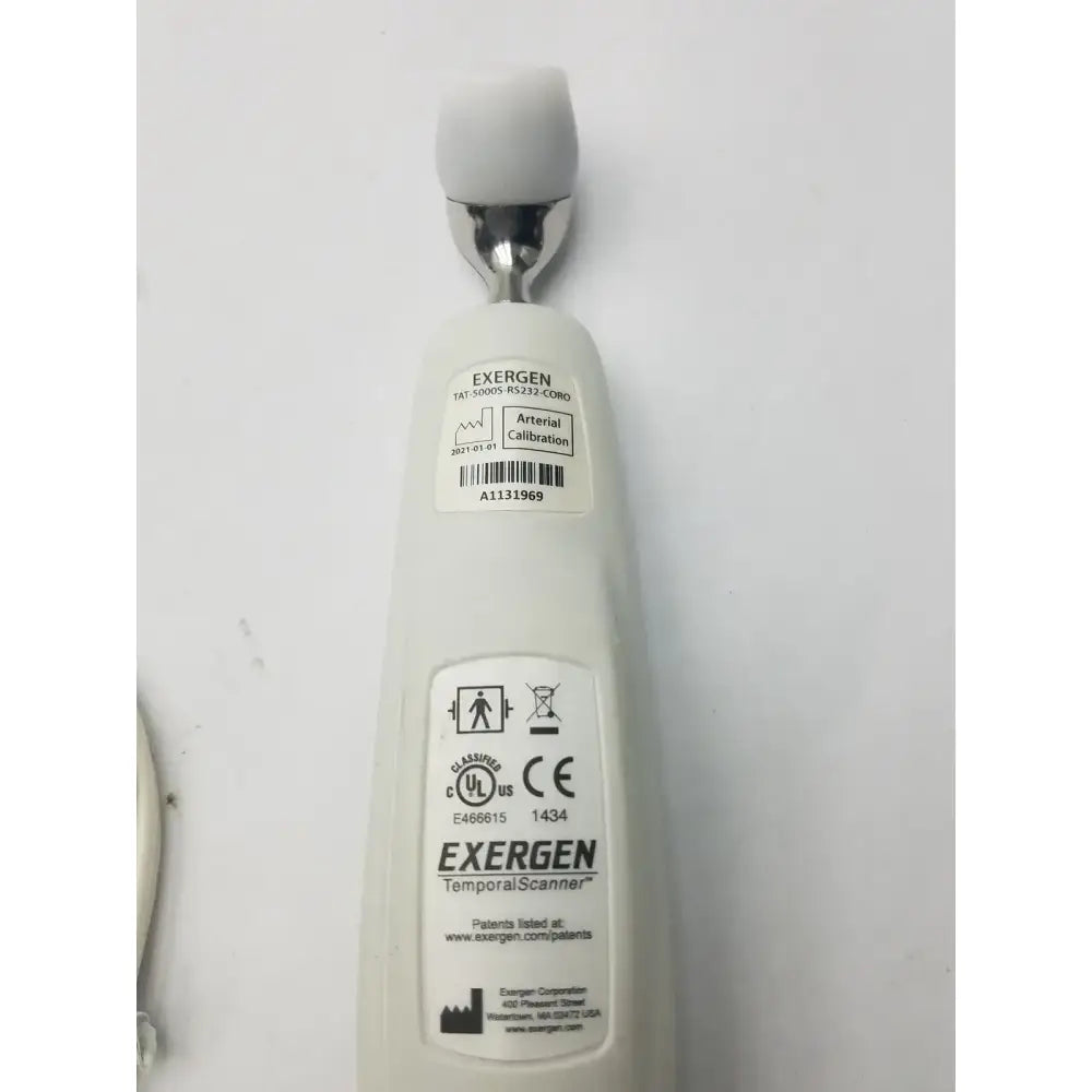 Exergen TAT-5000S Temporal Artery Scanner Thermometer With Dual Lock Temporal Artery Thermometer, second-hand product photo 10